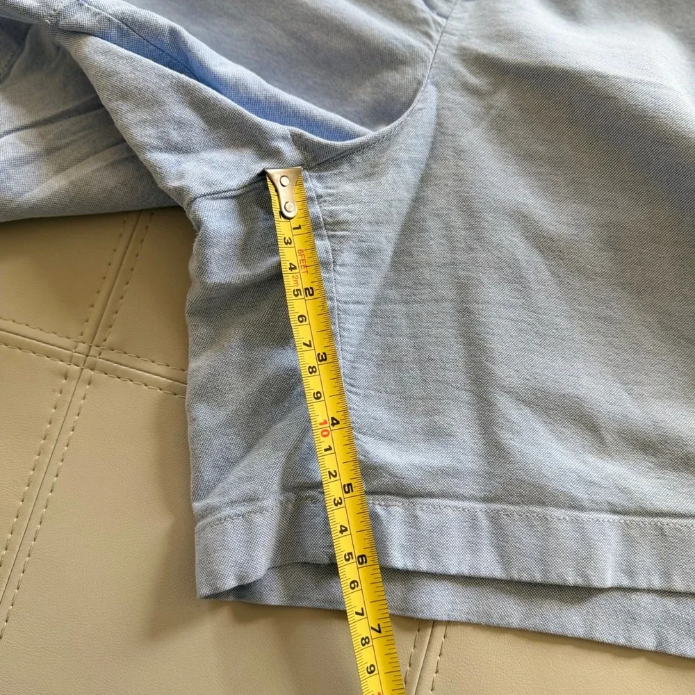 J.Crew Chino Shorts Womens 14 Light Blue H5181‎ Summer Coastal Cotton 4